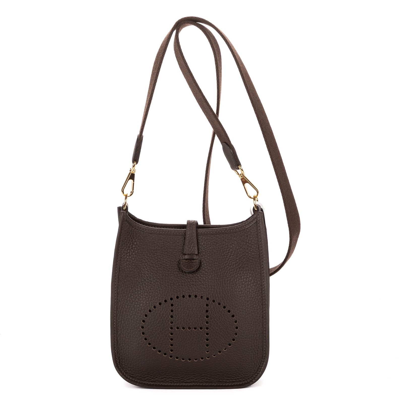 [中古] HERMES エルメスEvelyne 16 AmazoneダークブラウンクレマンスレザーA