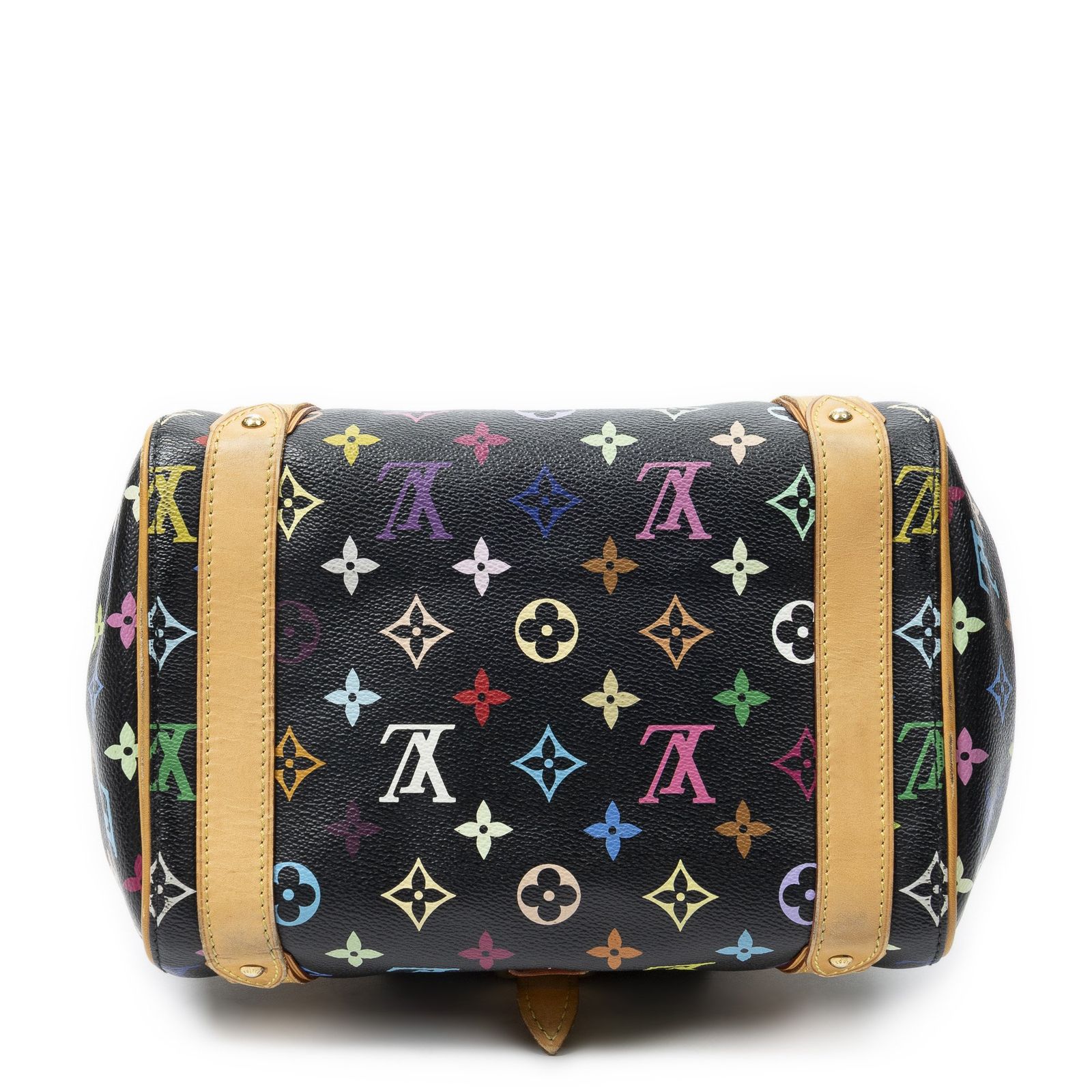 [中古] LOUIS VUITTON ルイヴィトンプリシラ黒マルチカラーのモノグラムA
