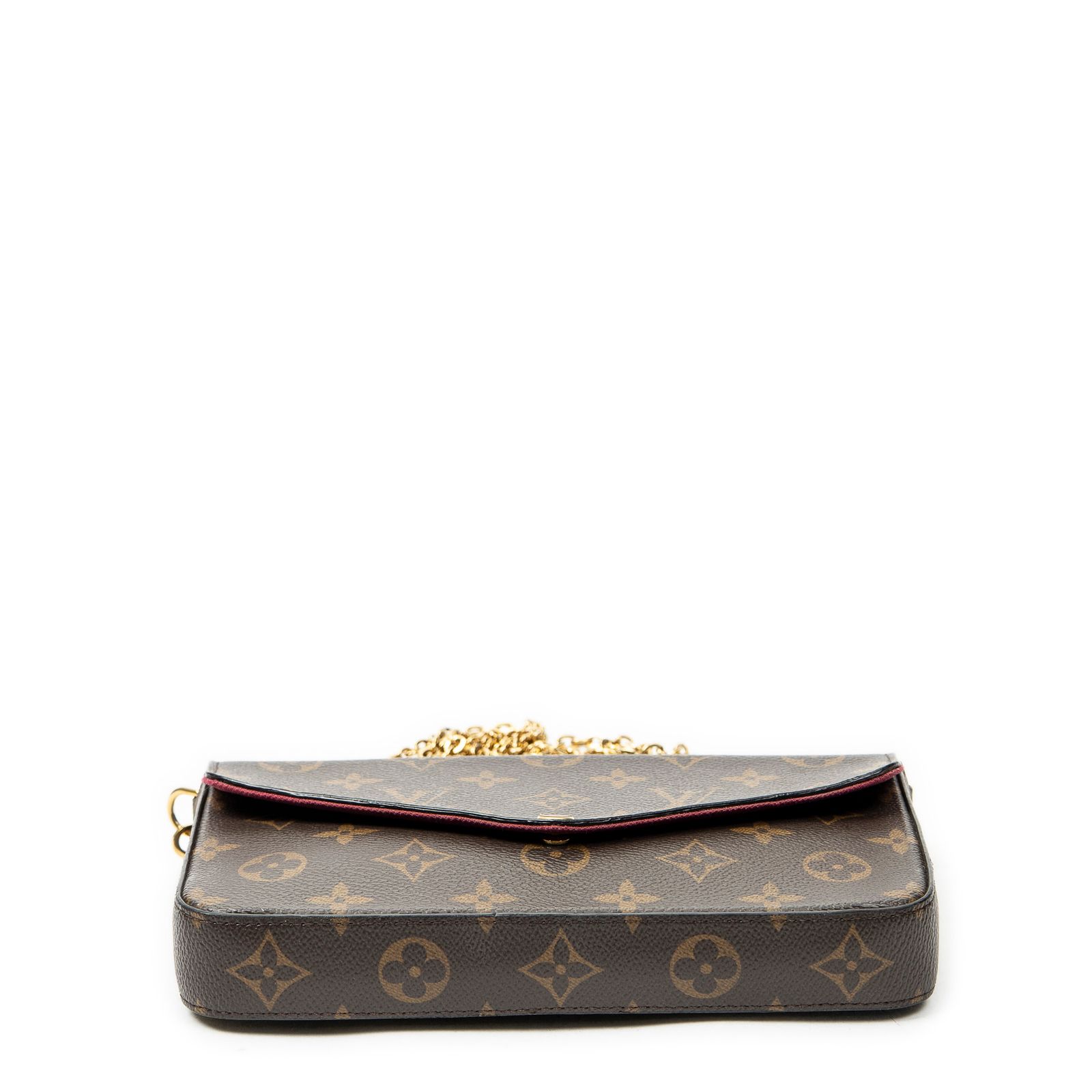 [中古] LOUIS VUITTON ルイヴィトンフェリシー ポシェット茶色モノグラムキャンバスA