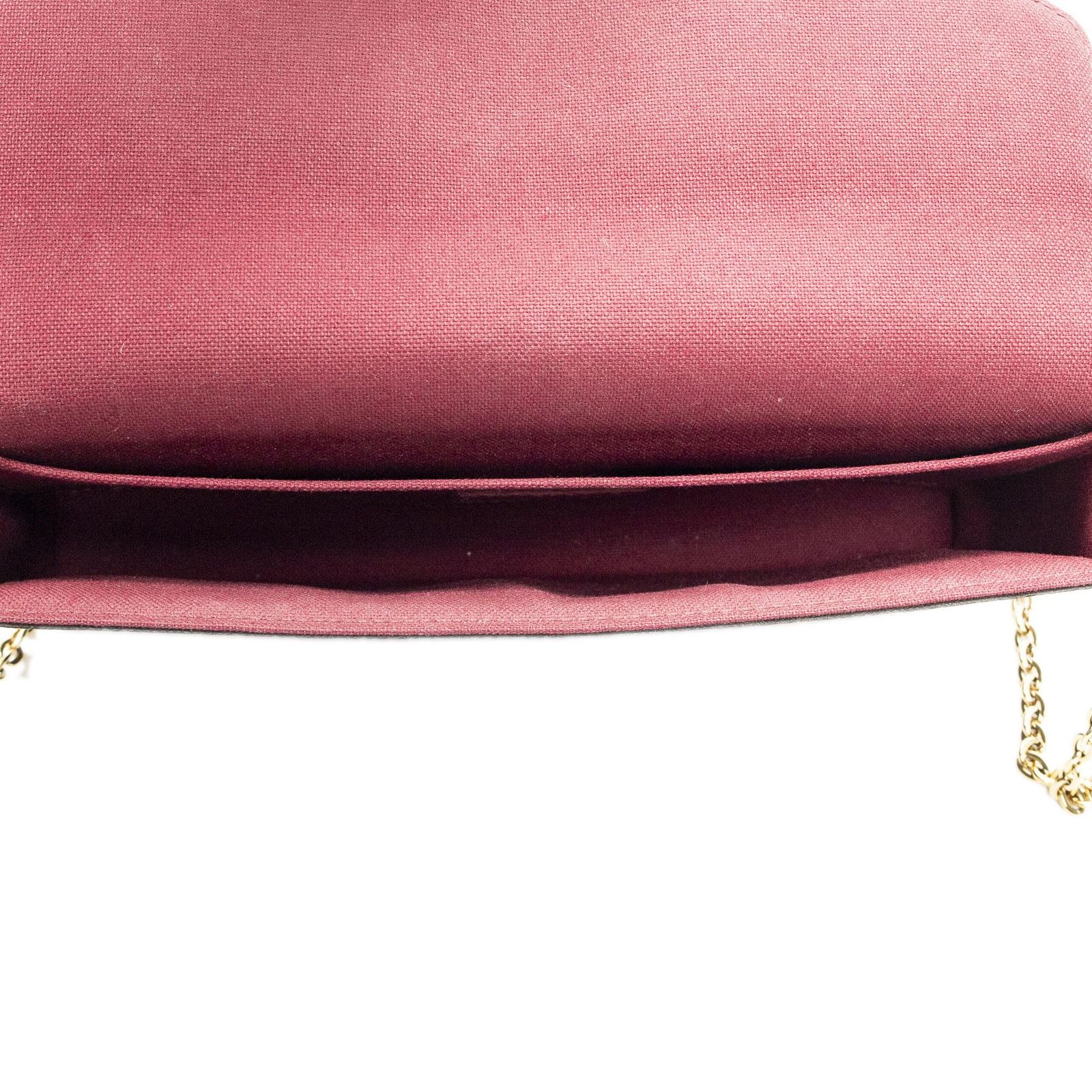 [中古] LOUIS VUITTON ルイヴィトンフェリシー ポシェット茶色モノグラムキャンバスA