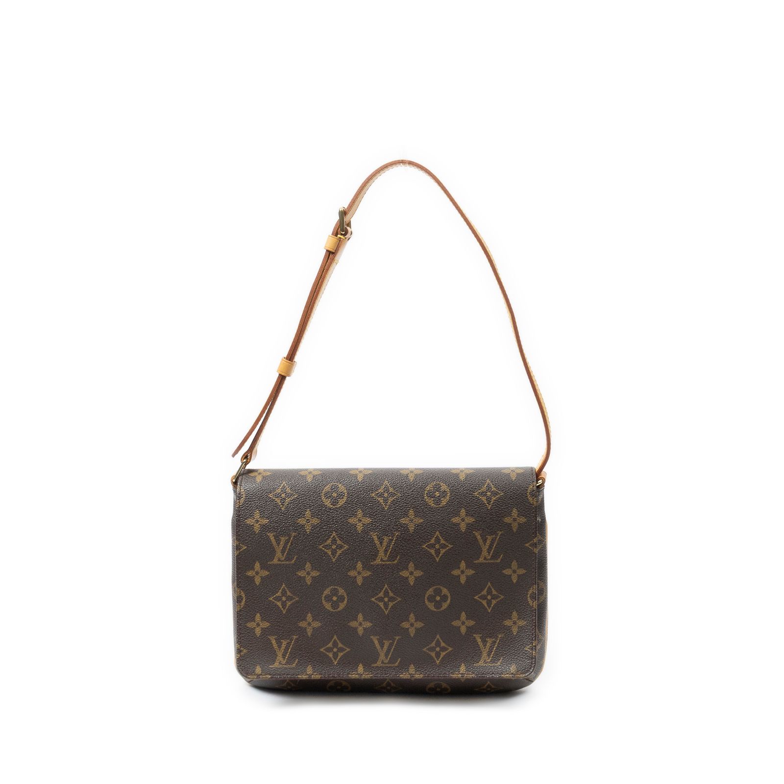 [中古] LOUIS VUITTON ルイヴィトンミュゼット タンゴ茶色モノグラムキャンバスA