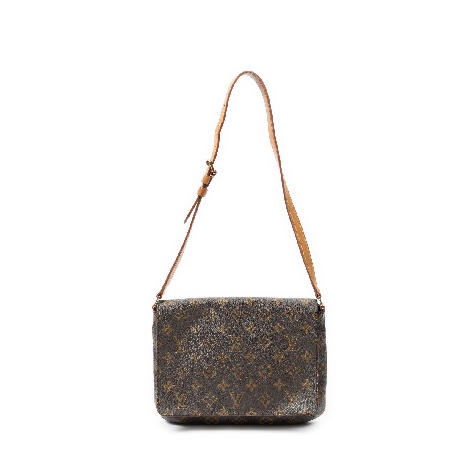 [中古] LOUIS VUITTON ルイヴィトンミュゼット タンゴ茶色モノグラムキャンバスA