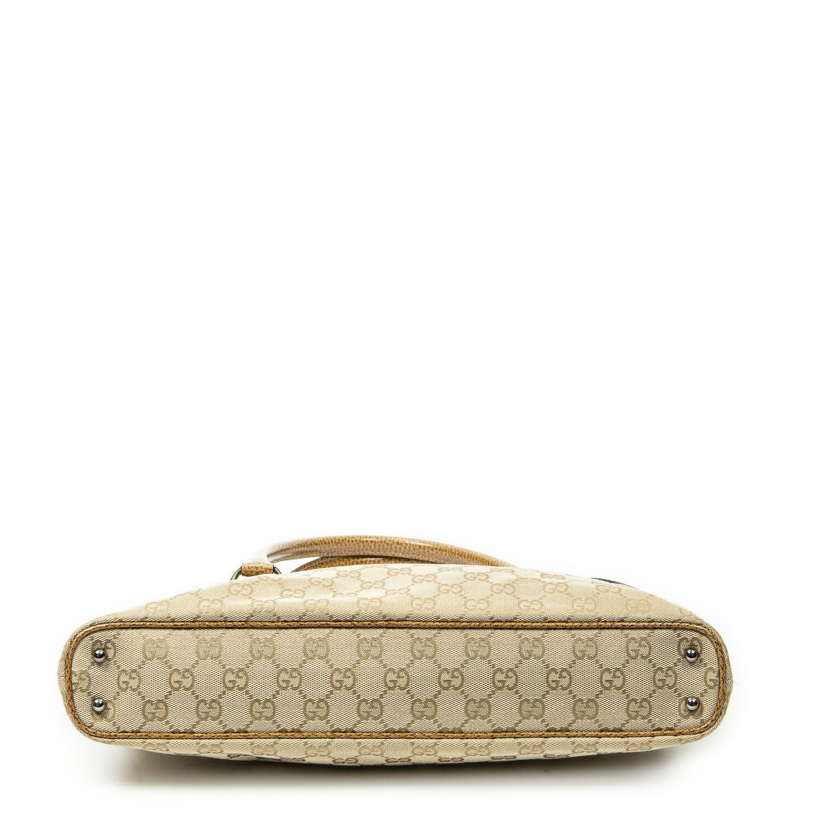 [中古] GUCCI グッチトートバッグタン、ベージュGGキャンバスA