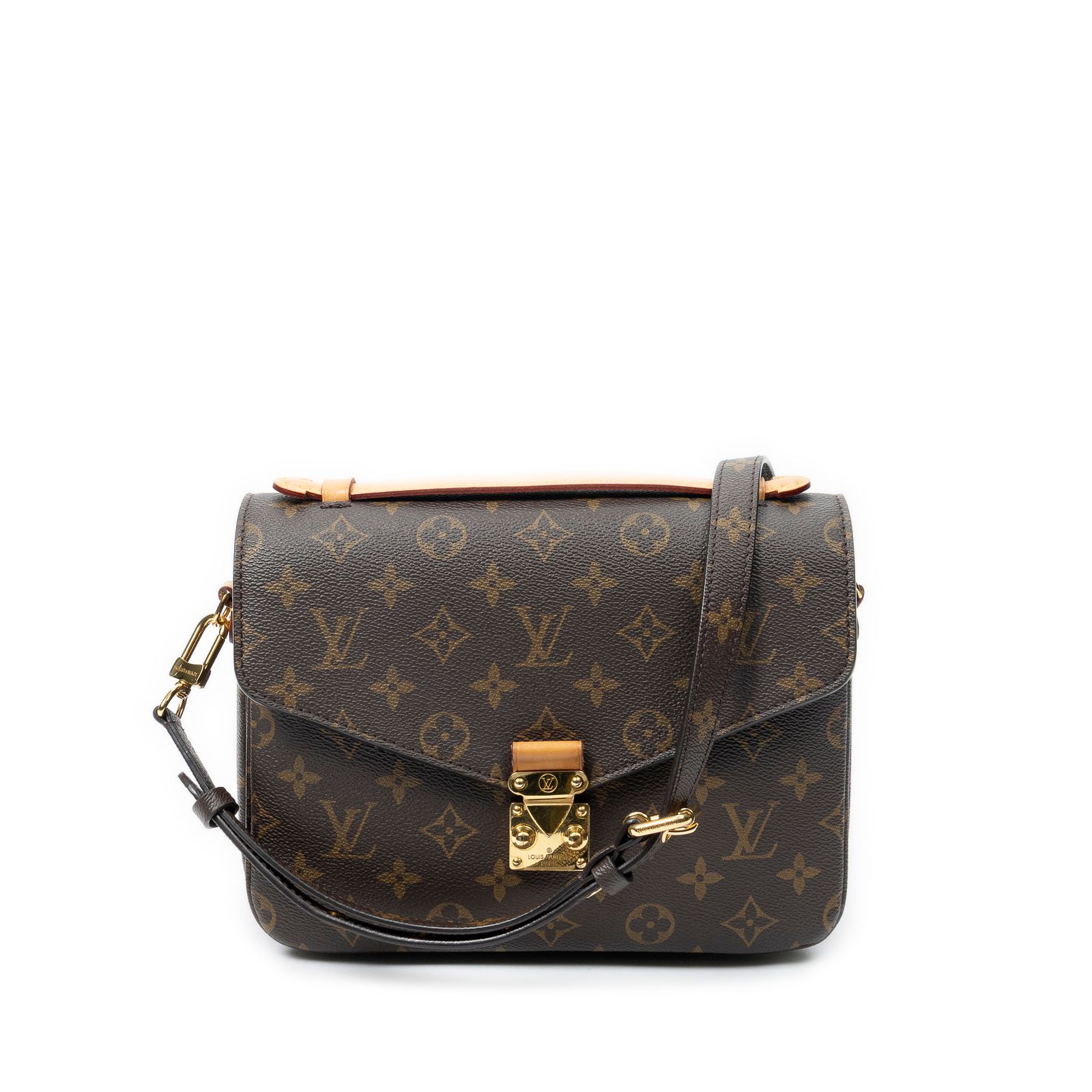 [中古] LOUIS VUITTON ルイヴィトンポシェット・メティス茶色モノグラムキャンバスA