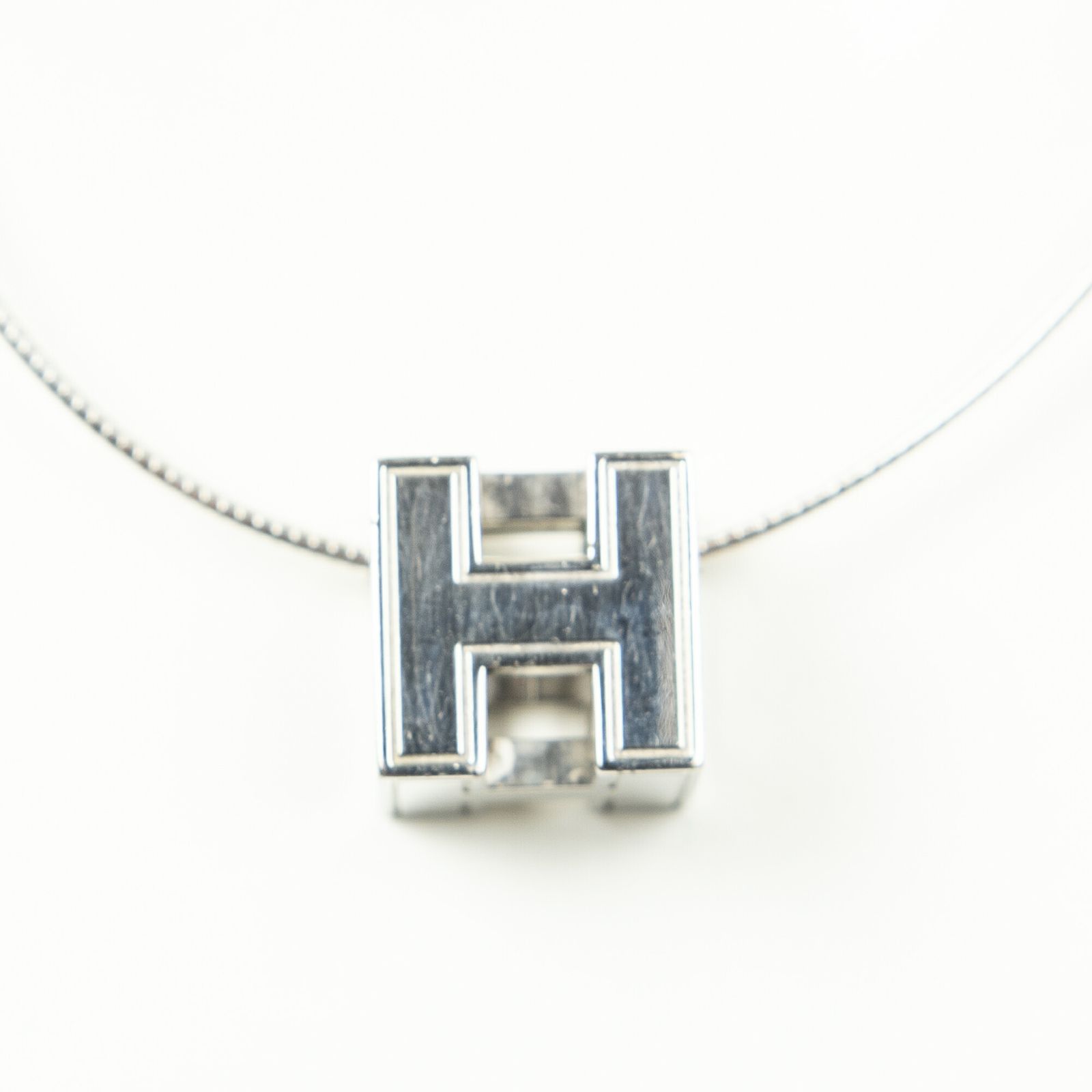 Hキューブ HERMES ネックレス ペンダントトップ 中古 エルメス HERMES 