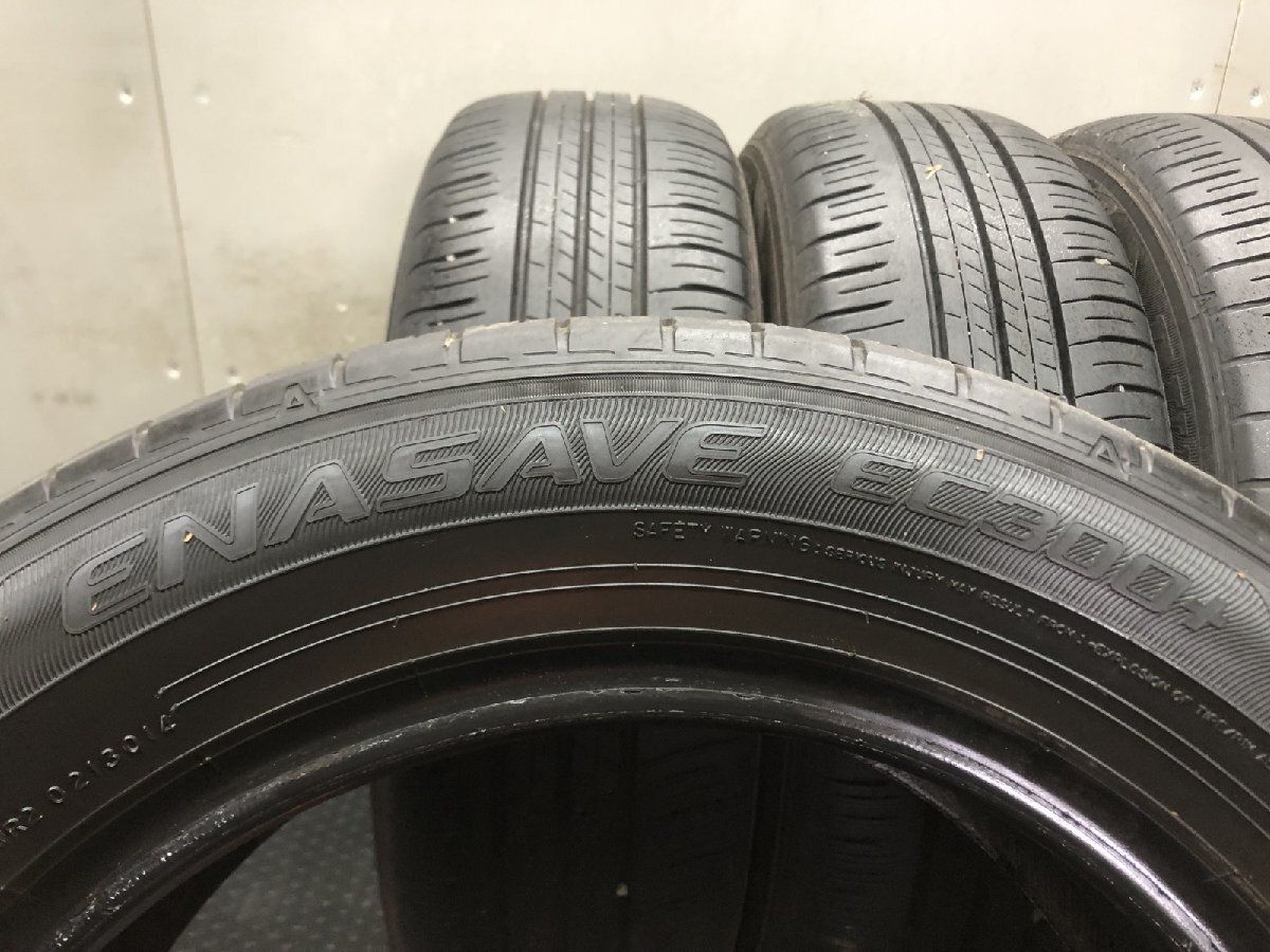 DUNLOP ENASAVE EC300+ 185/65R15 15インチ 夏タイヤ 4本 21年製 バリ