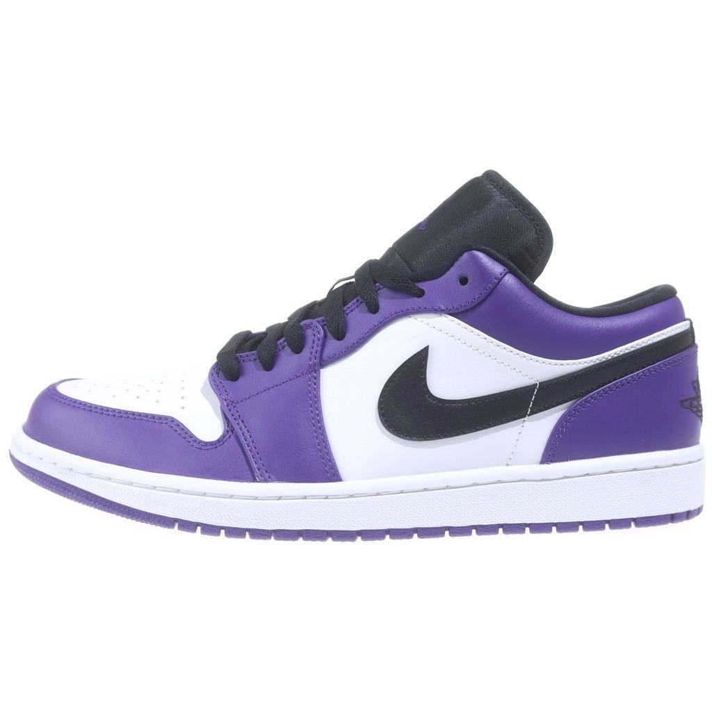 NIKE (ナイキ) AIR JORDAN 1 LOW Court Purple エアジョーダン 1 コートパープル ローカットスニーカー ホワイト/パープル US11/29cm 553558-500