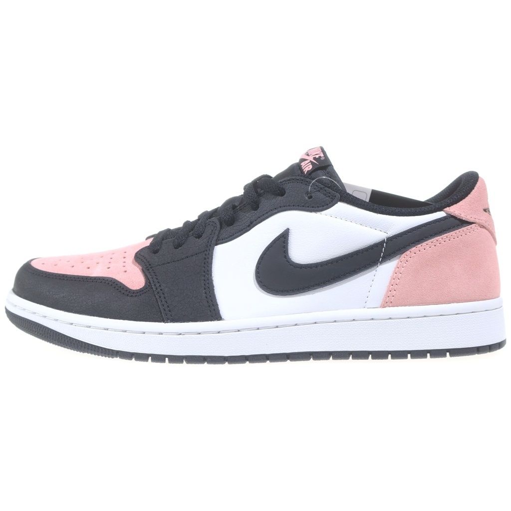 NIKE (ナイキ) AIR JORDAN 1 LOW OG BLEACHED CORAL エアジョーダン1 ブリーチドコーラル ローカットスニーカー ブラック/ピンク/ホワイト US11/29.0cm CZ0790-061