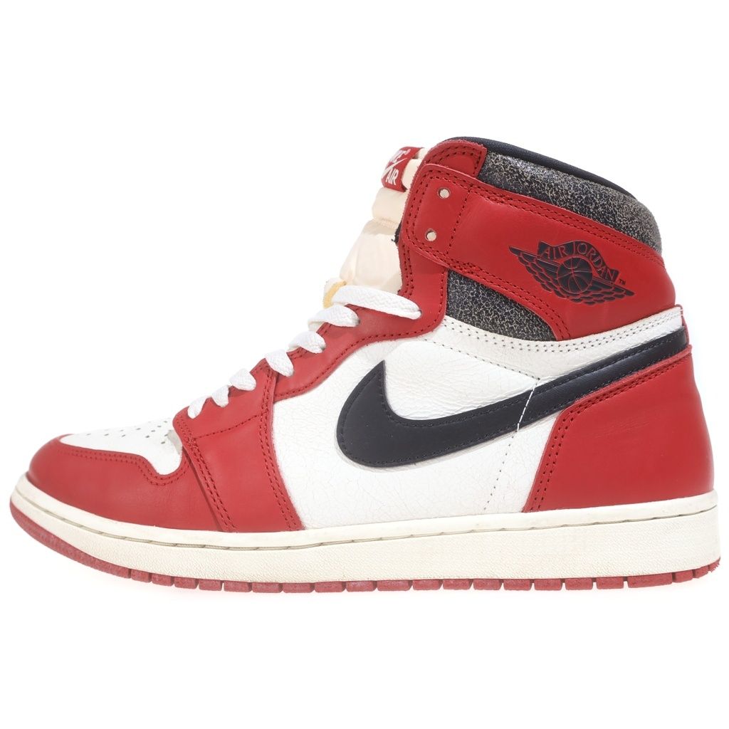 NIKE (ナイキ) AIR JORDAN 1 HIGH OG エアジョーダン1 ハイ OG ロスト&ファウンド シカゴ ハイカットスニーカー ホワイト/レッド US12/30cm DZ5485-612