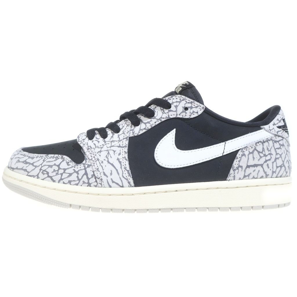 NIKE (ナイキ) AIR JORDAN 1 RETRO LOW OG BLACK CEMENT CZ0790-001 エアジョーダン1 ブラックセメント ローカットスニーカー グレー/ブラック US10/28cm