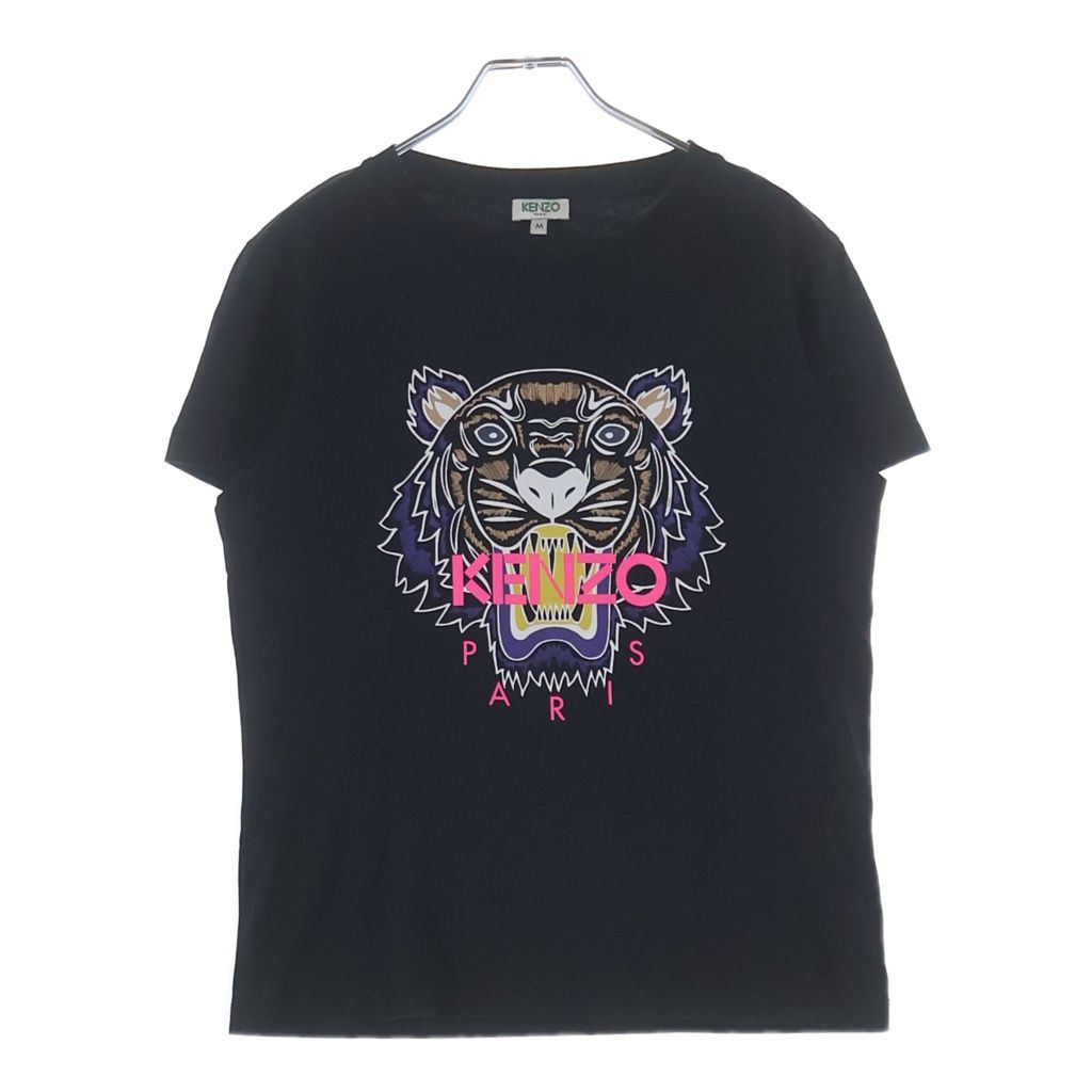 KENZO (ケンゾー) GRADIENT TIGER T-SHIRT タイガープリント半袖Tシャツ カットソー ブラック