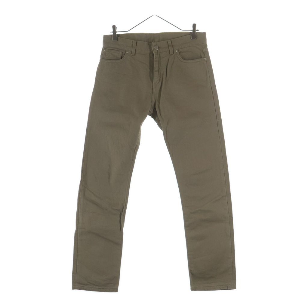 LOUIS VUITTON (ルイヴィトン) LOGO PACTH DENIM PANTS ロゴパッチ デニムパンツ カーキ HAD60WDK8