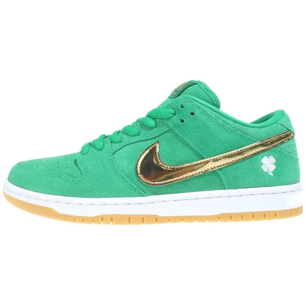 NIKE SB (ナイキエスビー) DUNK LOW ST.PATRICK'S DAY SHAMROCK ダンク セントパトリックスデイ シャムロック ローカットスニーカー グリーン US10/28cm BQ6817-303