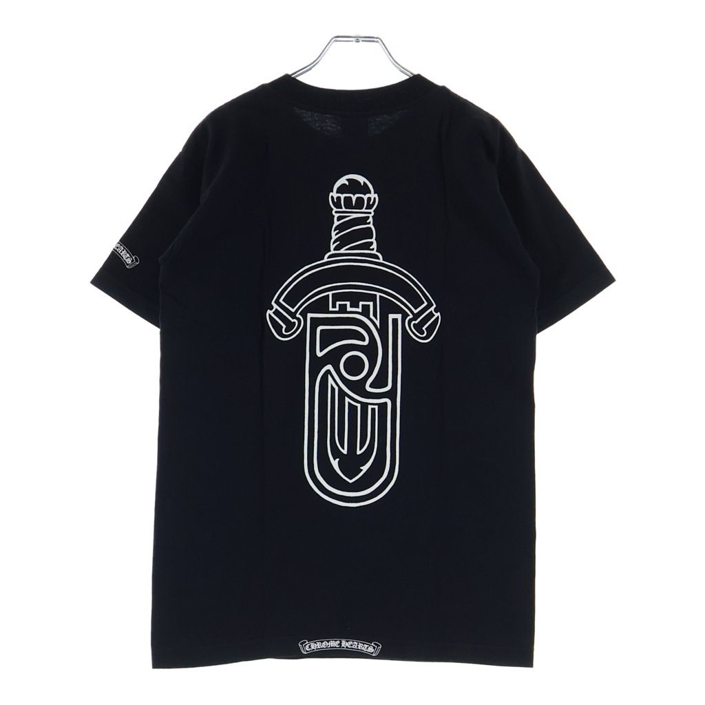 CHROME HEARTS (クロムハーツ) ×UNITED ARROWS OLD BACK DAGGER Tシャツ カットソー ブラック