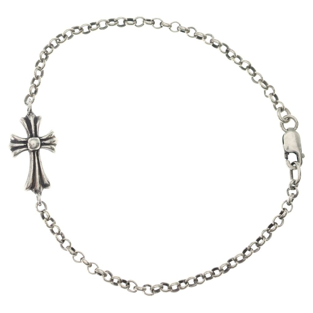 CHROME HEARTS (クロムハーツ) CHN BBY FAT ベイビーファットチェーン ブレスレット シルバー