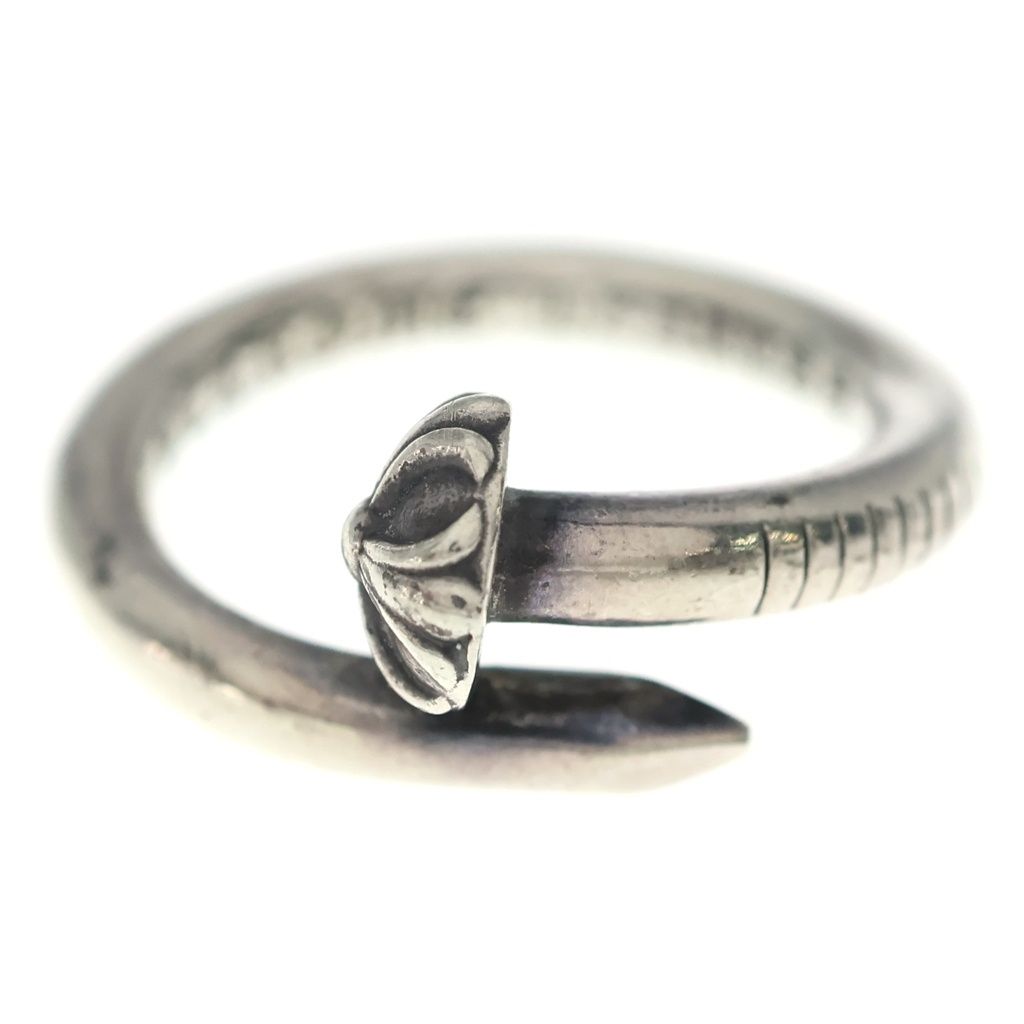CHROME HEARTS (クロムハーツ) NAIL CRSBALL ネイル クロスボール リング シルバー BCA349