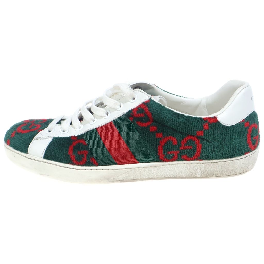 GUCCI (グッチ) GGテリークロス ローカットスニーカー 6 マルチ 576177