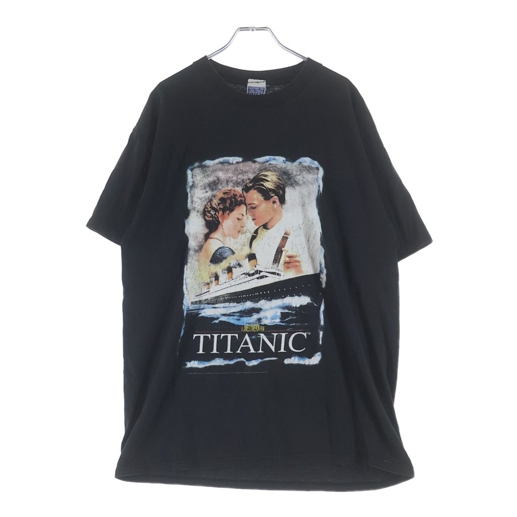 VINTAGE (ヴィンテージ) 90s TITANIC タイタニック クルーネックTシャツ ブラック