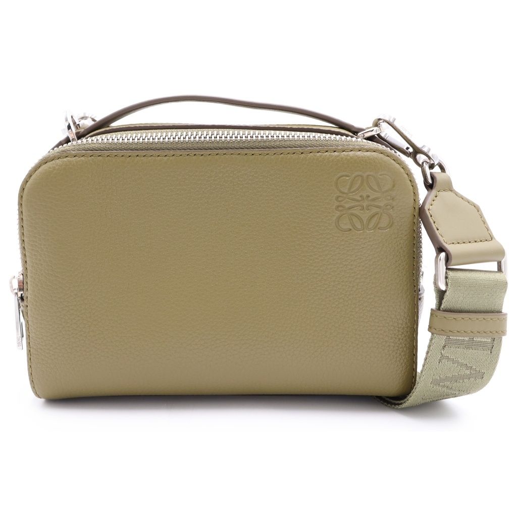LOEWE (ロエベ) Camera Crossbody Bag カメラクロスボディバッグ ミニ ショルダーバッグ グリーン C660R41X01