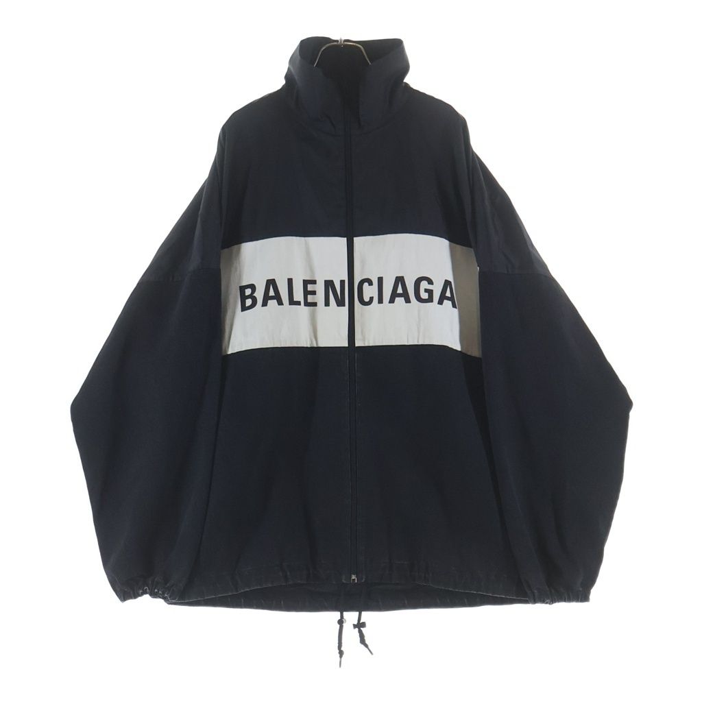 21AW BALENCIAGA デニムジャケット ブルゾン BALENCIAGA (バレンシアガ) 21SS Nylon Logo Denim Jacket ナイロン