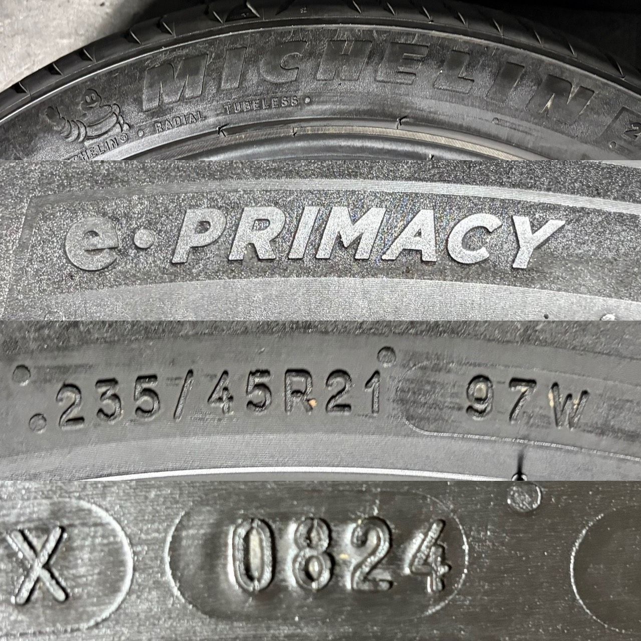 2024年製 約8分山 ミシュラン MICHELIN プライマシー e・PRIMACY 235 