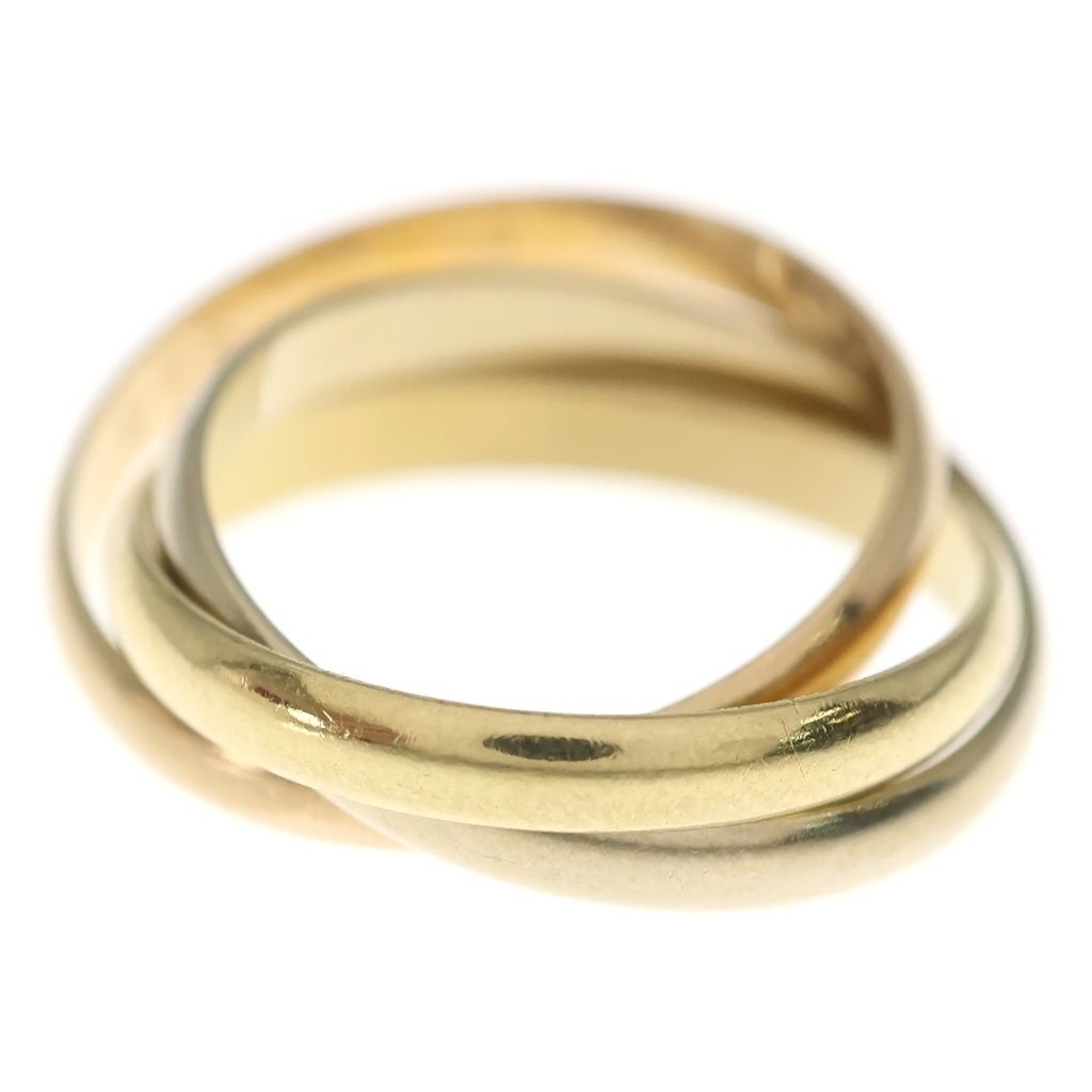 Cartier (カルティエ) トリニティ スモール リング ピンクゴールド/イエローゴールド/ホワイトゴールド 750PG/YG/WG #50 ジュエリー