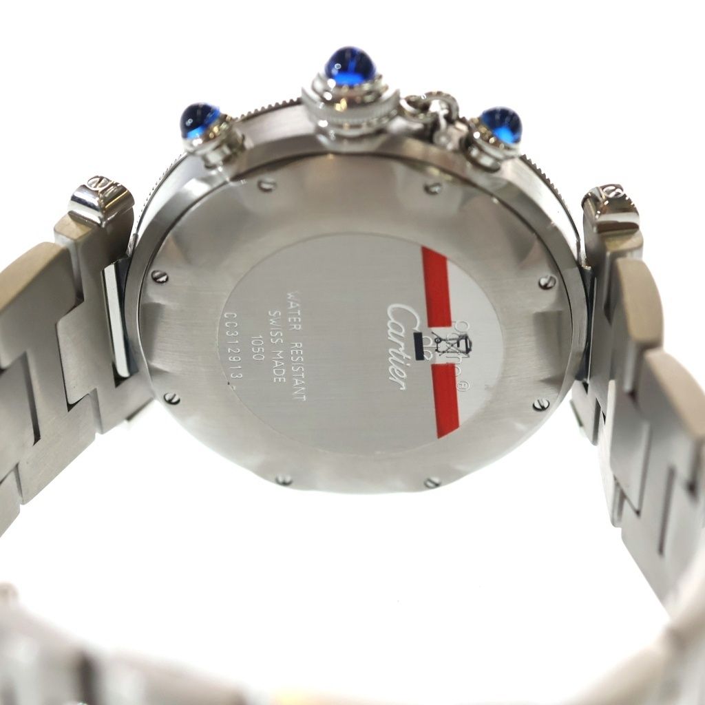 Cartier (カルティエ) パシャ38MM クロノグラフ SS/QZ ステンレス 