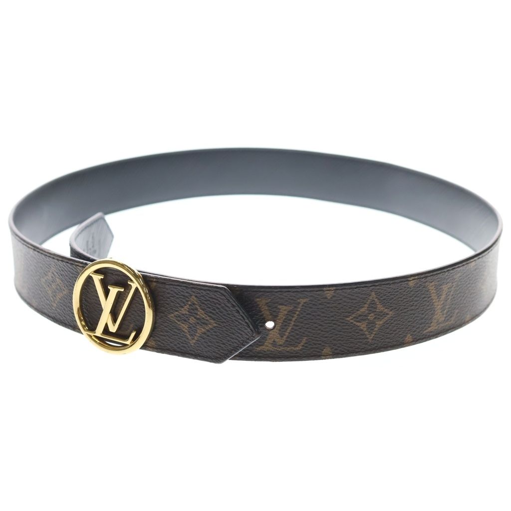 LOUIS VUITTON (ルイヴィトン) モノグラム エピ サンチュール LVサークル リバーシブルベルト M9935 ブラウン