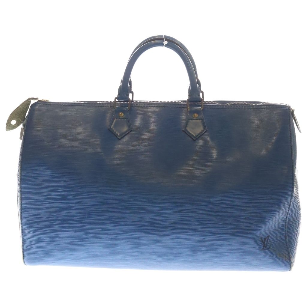 LOUIS VUITTON (ルイヴィトン) エピ スピーディ45 レザーボストンバック ブルー M43015