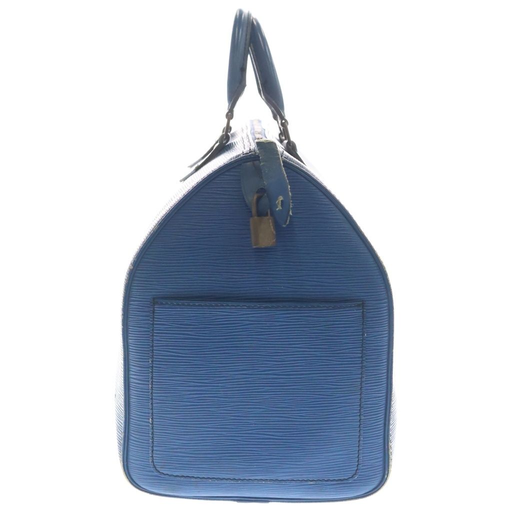 LOUIS VUITTON (ルイヴィトン) エピ スピーディ45 レザーボストンバック ブルー M43015