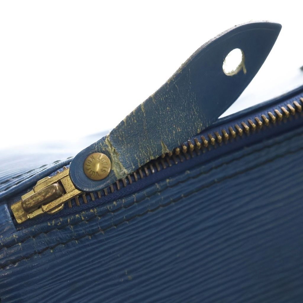 LOUIS VUITTON (ルイヴィトン) エピ スピーディ45 レザーボストンバック ブルー M43015