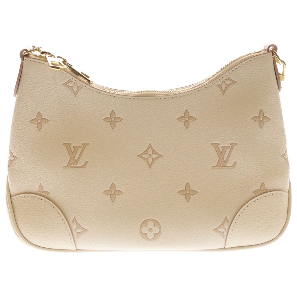 LOUIS VUITTON (ルイヴィトン) ブローニュPM モノグラム アンプラント レザー 2WAY ハンド ワンショルダーバッグ ゴールド金具 ピンクベージュ M14634