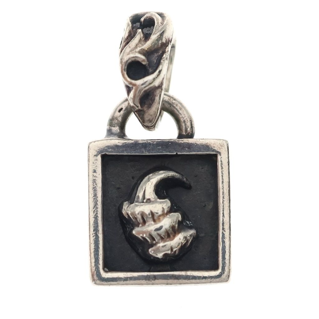 CHROME HEARTS (クロムハーツ) FRAMED CROW フレームドクロウ チャーム ペンダントトップ シルバー BCA272