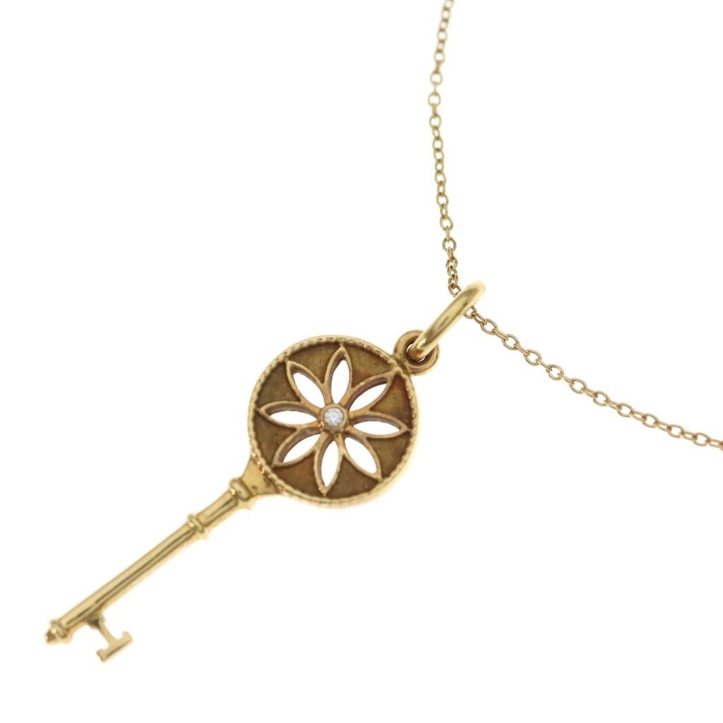 TIFFANY & Co. (ティファニー) デイジーキー ペレッティ ネックレス ゴールド Au750