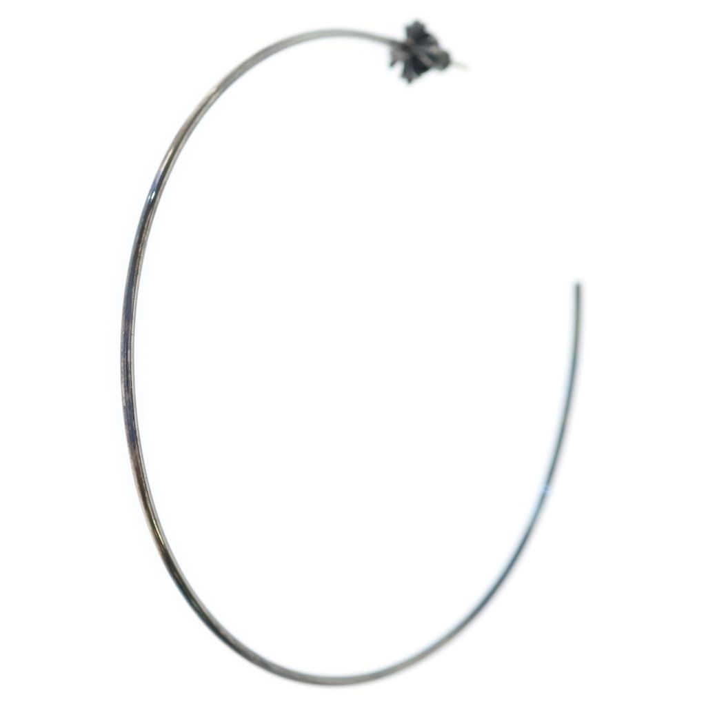 CHROME HEARTS (クロムハーツ) HOOP CH PLS CHプラス フープ ピアス