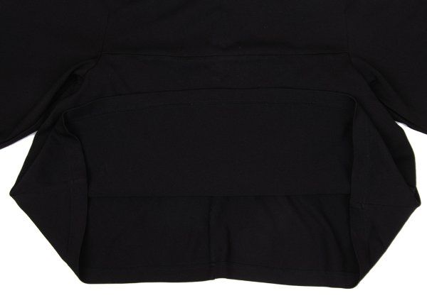 コムコム コムデギャルソンCOMME des GARCONS エステル襟切替トップス 黒水色S