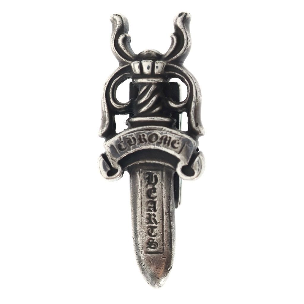 CHROME HEARTS (クロムハーツ) HAIRBAND DAGGER ダガー ヘアバンド ヘアゴムコンチョ シルバー BCA150