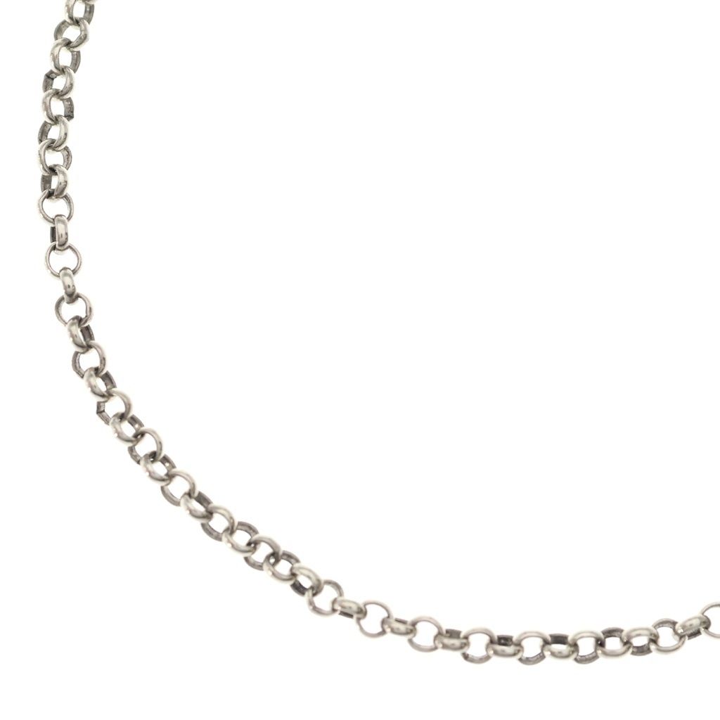 CHROME HEARTS (クロムハーツ) NECKCHAIN R18 ロールチェーンネックレス 18inch シルバー BCA083