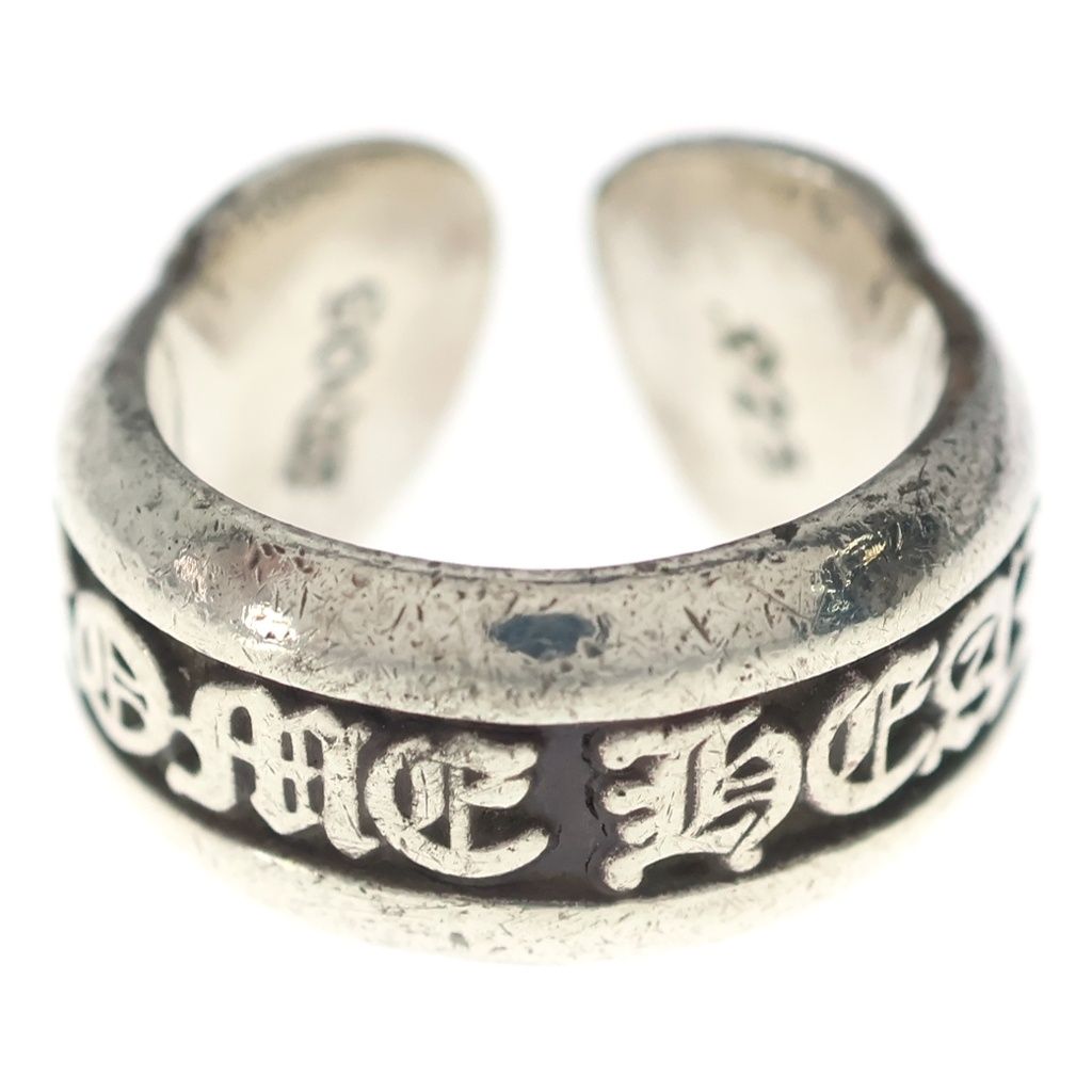 CHROME HEARTS (クロムハーツ) SM SCROLL LABEL スモールスクロールラベル リング シルバー BCA413