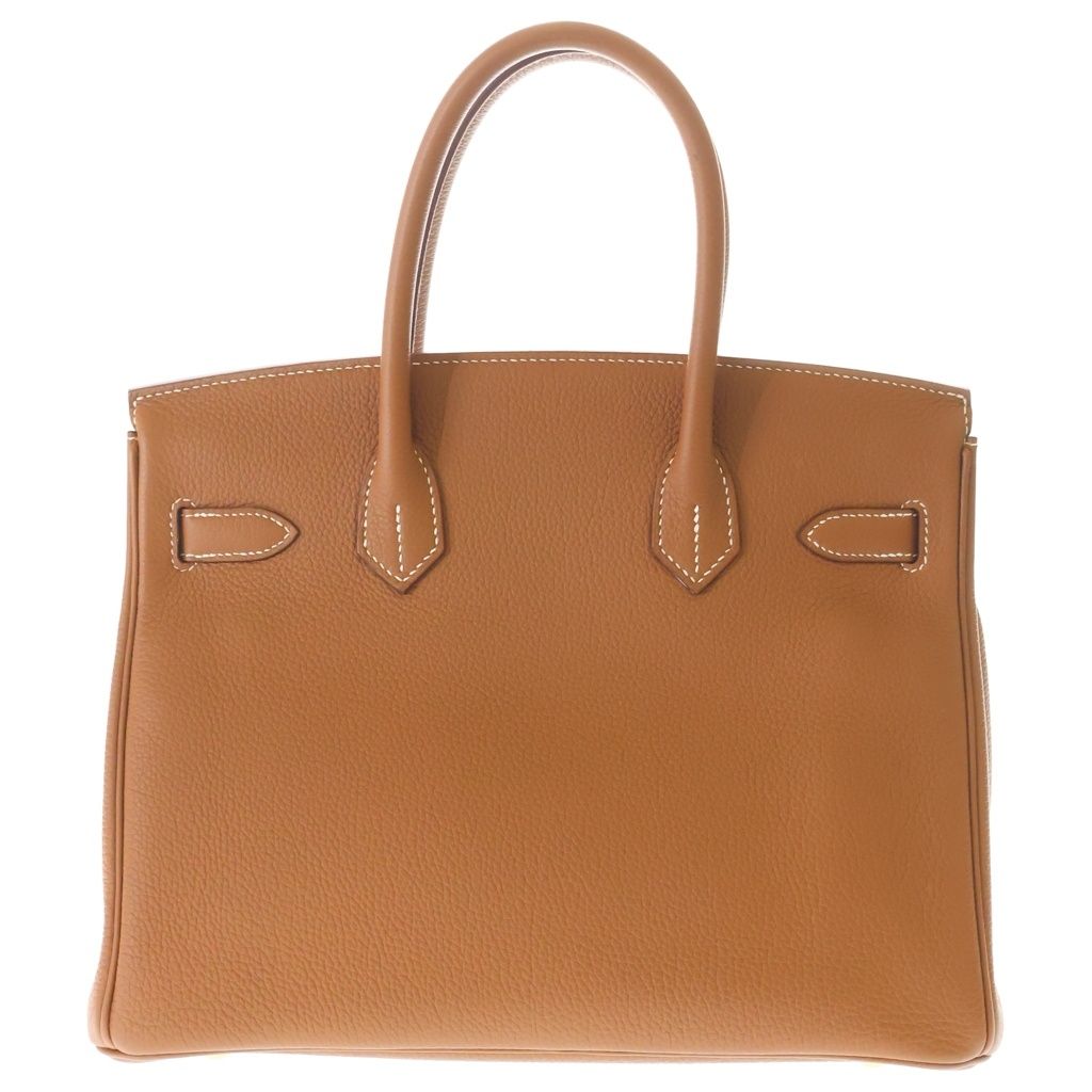 HERMES (エルメス) バーキン30 トゴ ゴールド金具 U刻印 ハンドバッグ ゴールド
