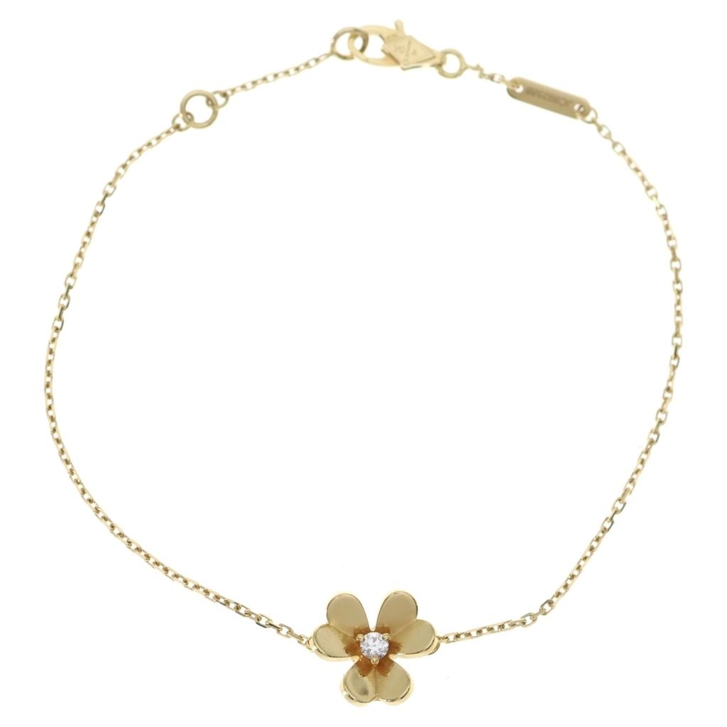 Van Cleef & Arpels (ヴァンクリーフアンドアーペル) フリヴォル ミニ 1Pダイヤ Au750 K18YG ブレスレット VCARP0J200 イエローゴールド