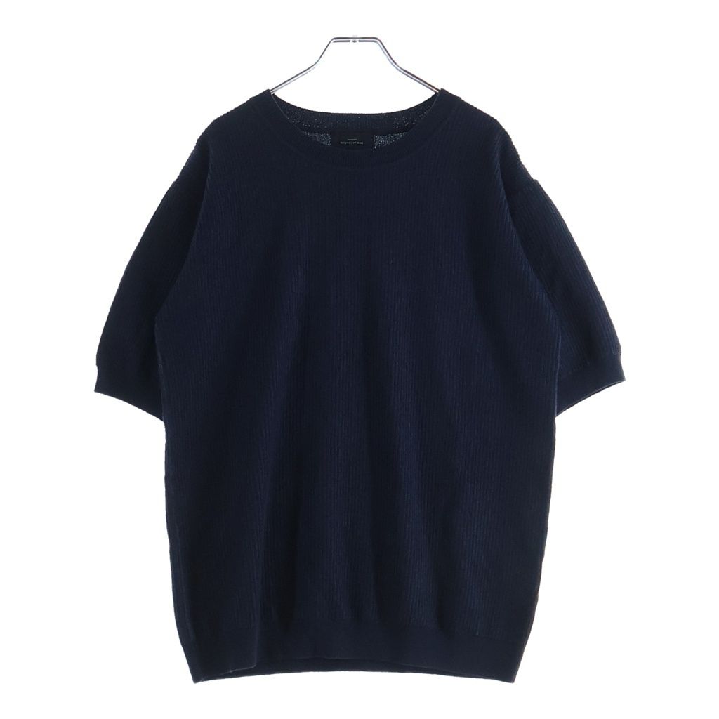 RECENCY OF MINE (リーセンシーオブマイン) ニット セーター 半袖Tシャツ 0048-80-41001 ネイビー