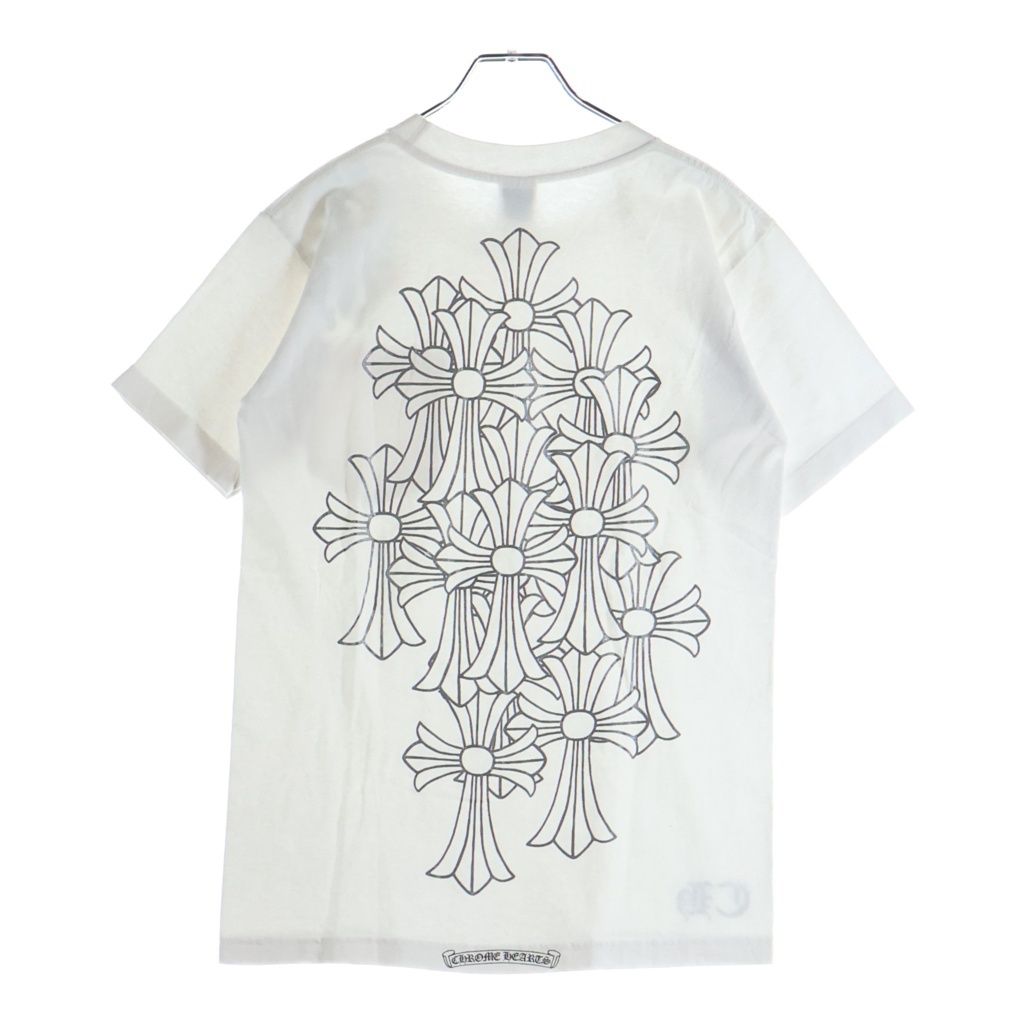 CHROME HEARTS (クロムハーツ) OLD バックセメタリークロスプリント 半袖Tシャツカットソー