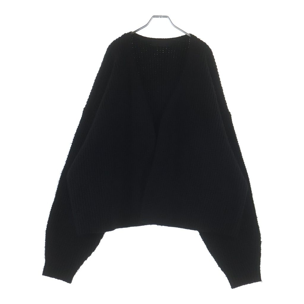 FEAR OF GOD ESSENTIALS (フィアオブゴッド エッセンシャルズ) Heavy Waffle Cardigan ヘビーワッフル カーディガン ニット ブラック