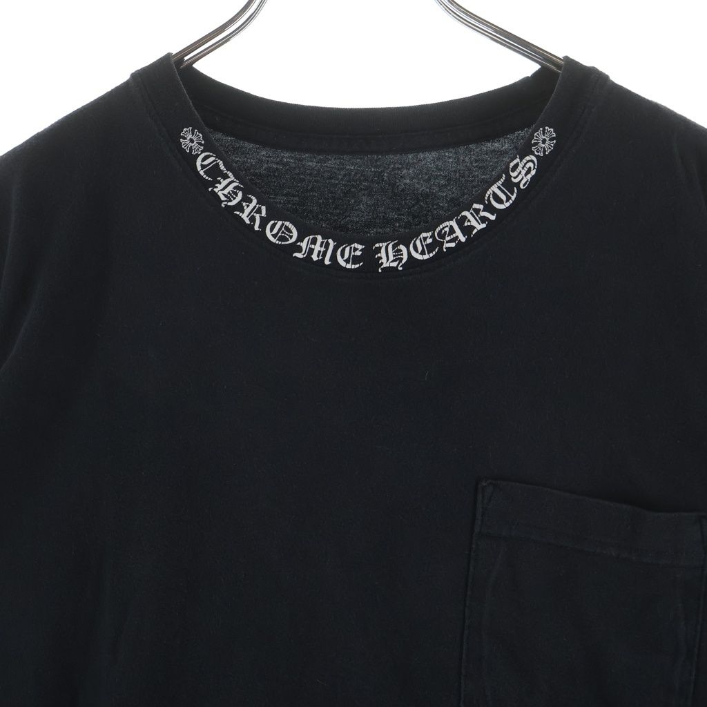 CHROME HEARTS (クロムハーツ) NECK LOGO PRINT TEE ネックロゴ