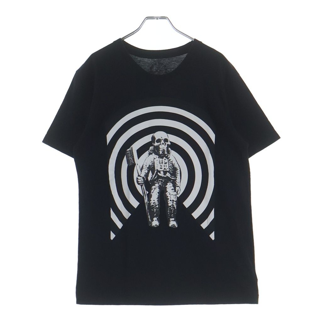 CHROME HEARTS (クロムハーツ) FOTI S/S TEE フォティフロントロゴプリント半袖Tシャツ ブラック