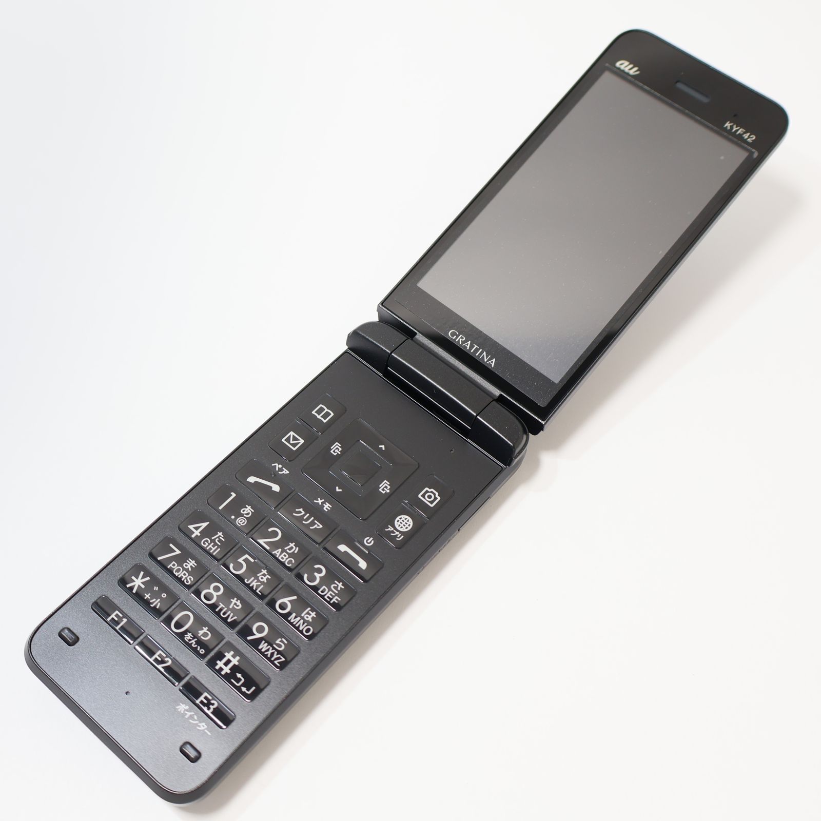 GRATINA グラティーナ KYF42 KYF42SKA ブラック SIMフリー au 利用制限〇 未使用品 Android ガラホ ガラケー