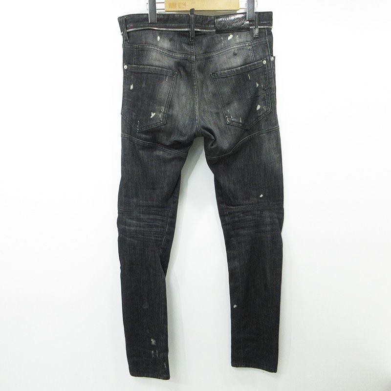 極美品/超希少サイズ56】DSQUARED2 ペイント クラッシュ デニム 極美品 