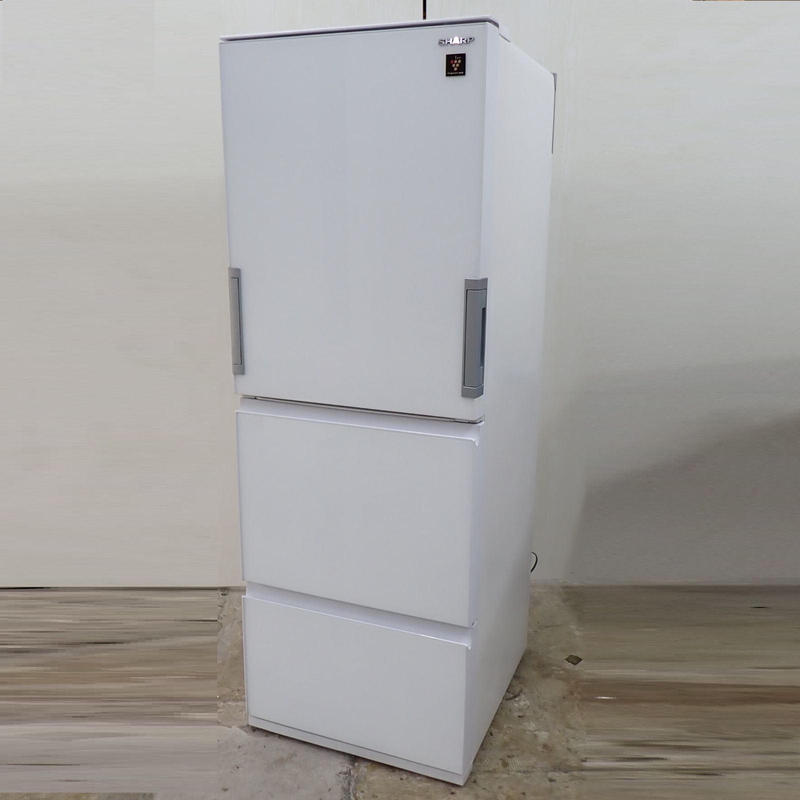 SHARP シャープ 3ドア 350L ノンフロン冷凍冷蔵庫 SJ-GW35F-W ピュアホワイト 動作確認済 2020年製 直接引取可