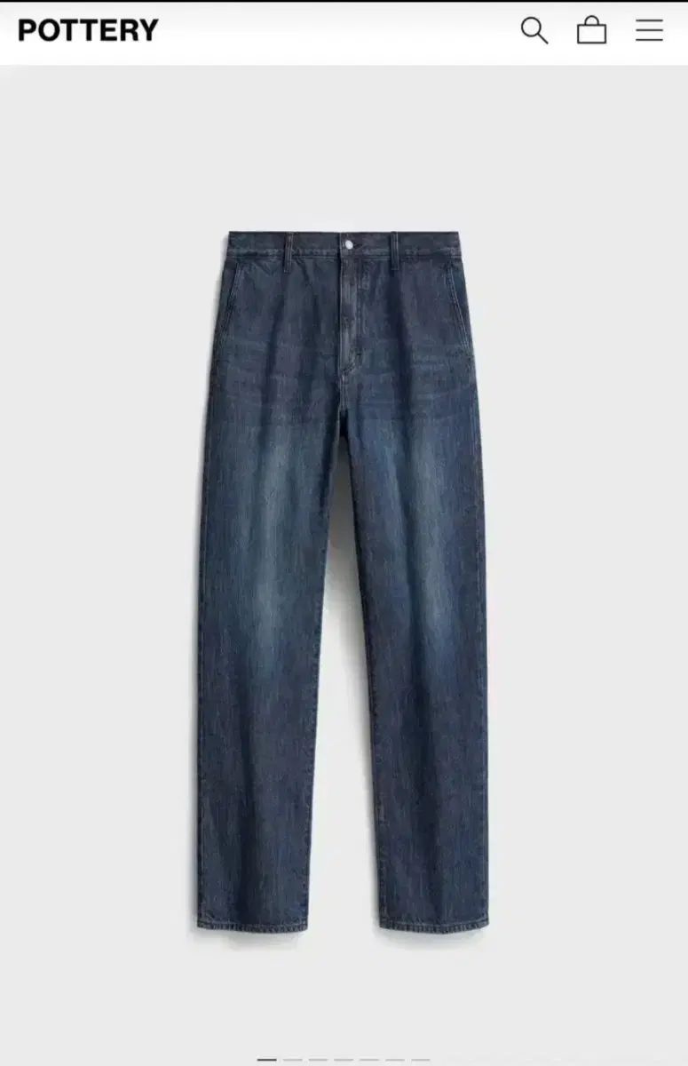 POTTERY ポッタリー ワンウォッシュ ストレート デニム ミッド Indigo 2サイズ 22,069円